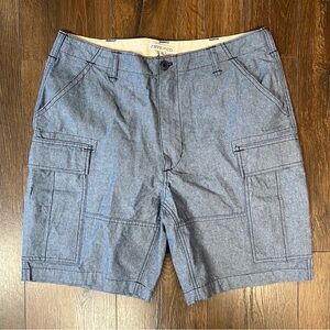 Men’s‎ Frye & Co blue cargo shorts SZ 34